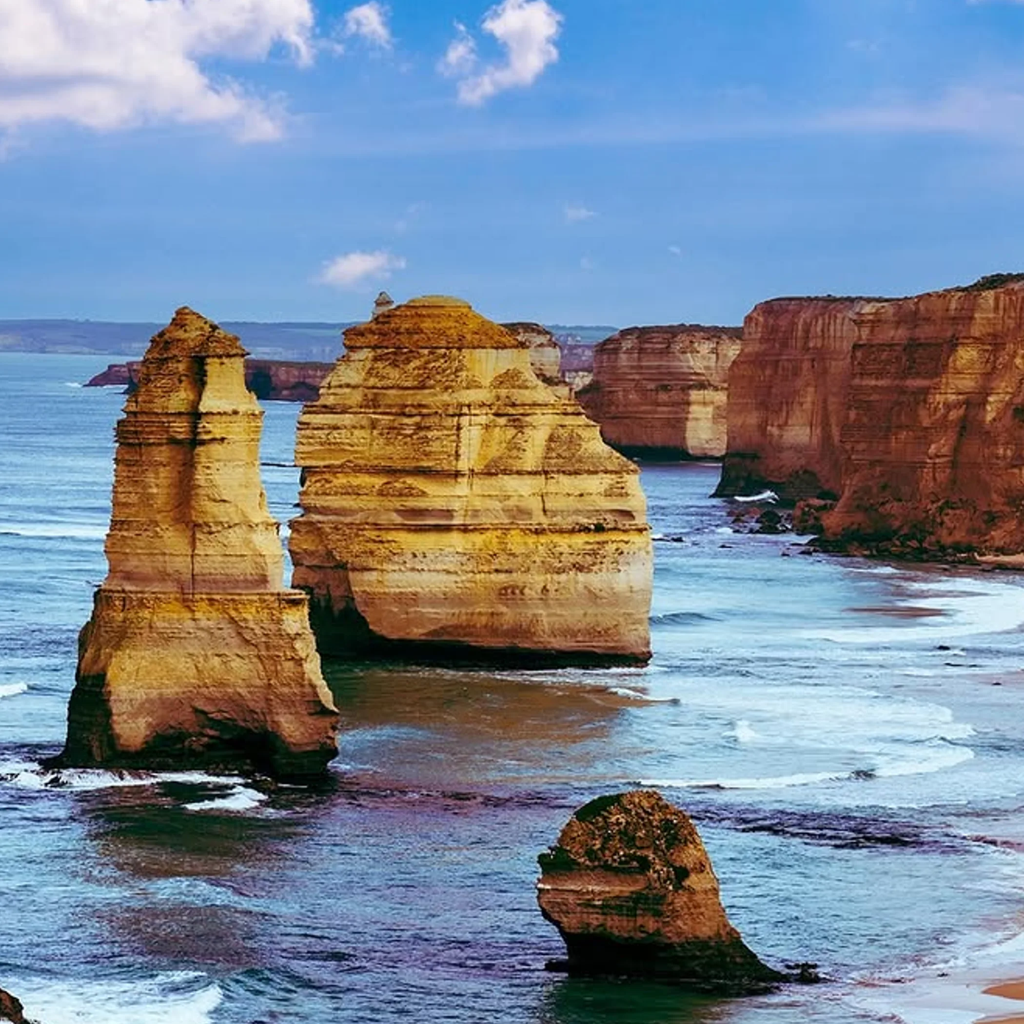 australian coastal scenery on phillip island